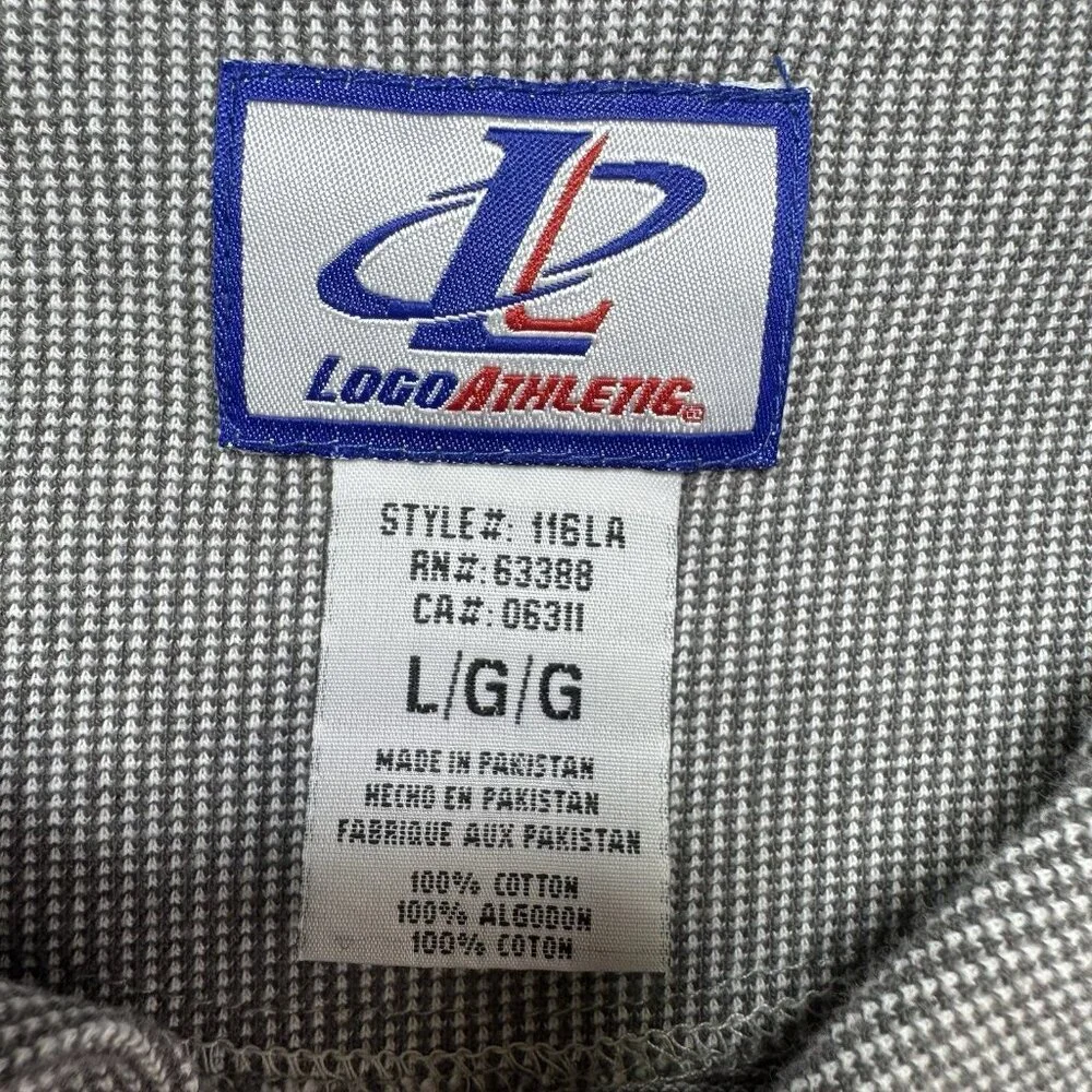 VTG 90s NFL Saints Polo Shirt L New Orleans Logo Athletic Black Gray Reebok - Picture 3 of 7